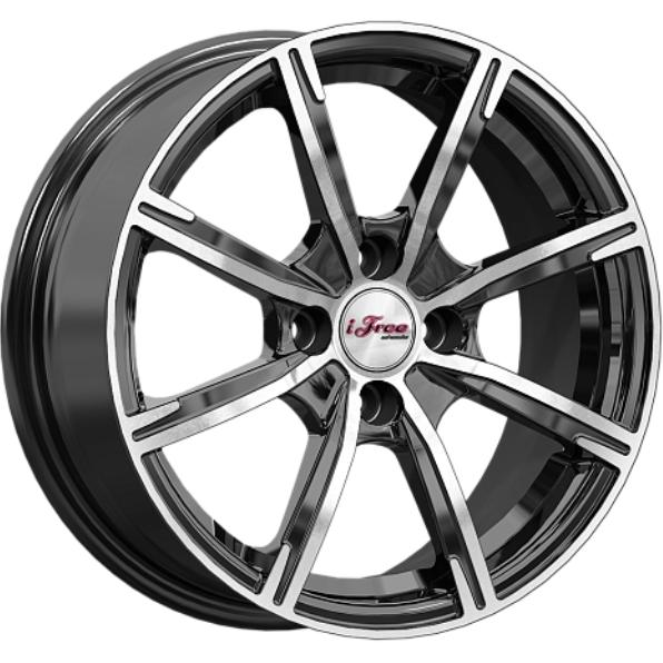 Диски iFree Калибр 6x15 4*100 ET38 DIA67.1 Блэк Джек Литой купить с бесплатной доставкой в пункты выдачи в Петербурге