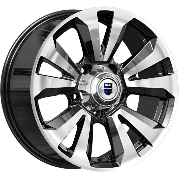 Диски K&K Ла-Пас 8x18 5*139.7 ET0 DIA108.6 Алмаз черный Литой купить с бесплатной доставкой в пункты выдачи в Петербурге