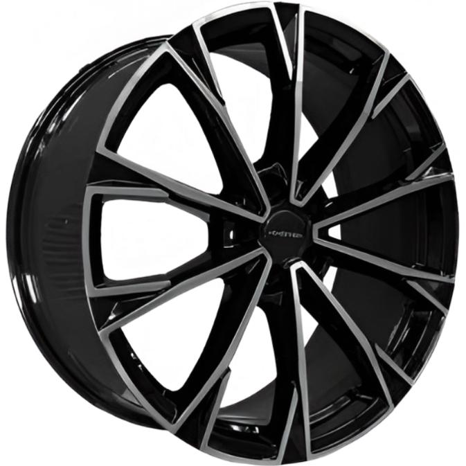 Диски Khomen KHW 2018 8x20 5*108 ET46 DIA63.3 Black-FP Литой купить с бесплатной доставкой в пункты выдачи в Петербурге