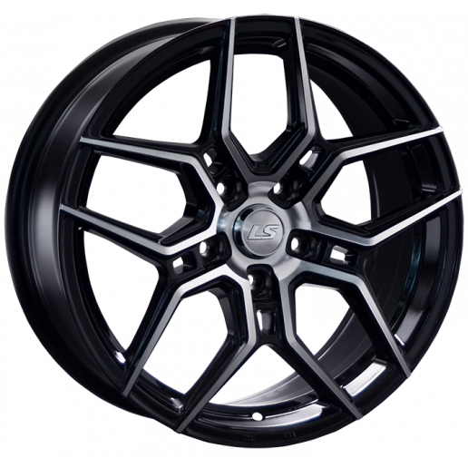 Диски LS 1266 8x18 5*112 ET40 DIA66.6 BKF Литой купить с бесплатной доставкой в пункты выдачи в Петербурге