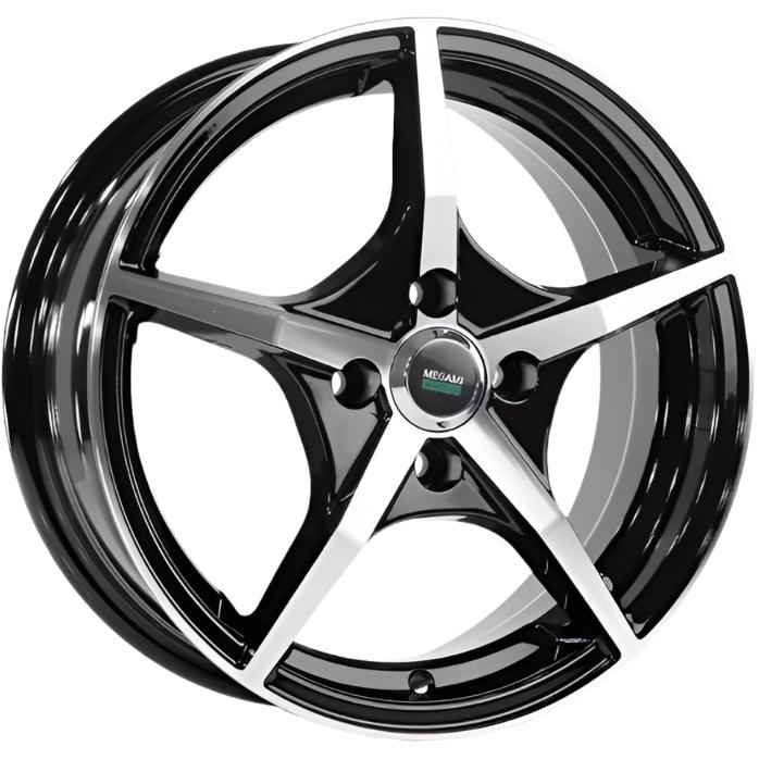 Диски Megami MGM-19 6x15 4*98 ET32 DIA58.6 BKF Литой купить с бесплатной доставкой в пункты выдачи в Петербурге