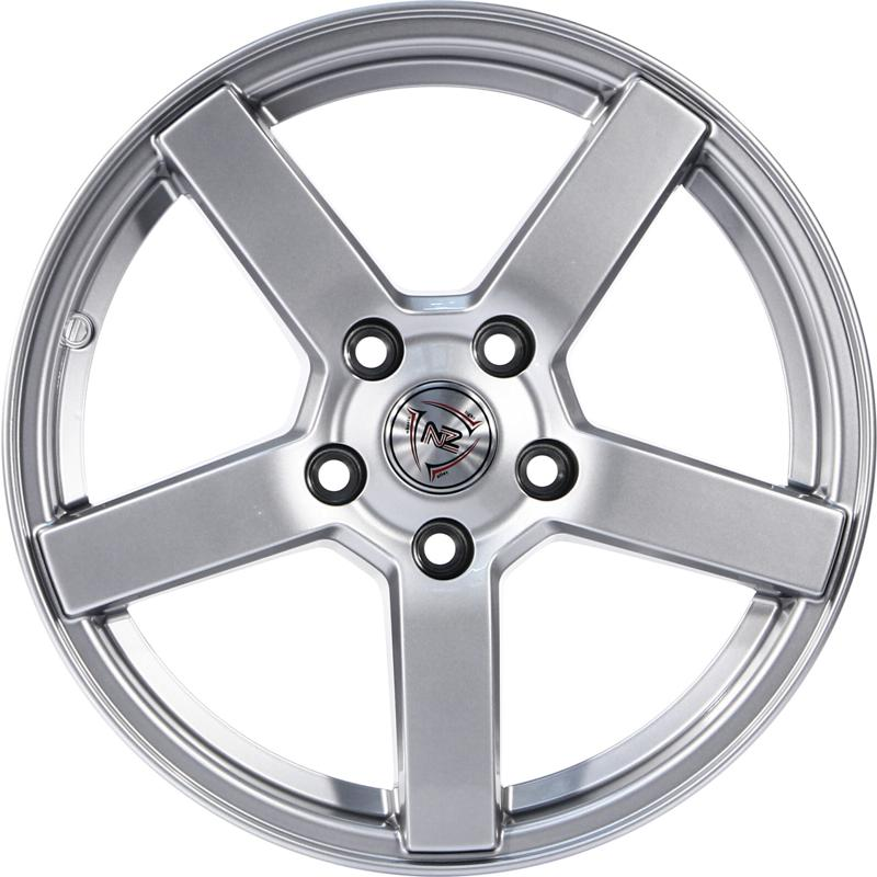 Диски NZ R-02 7x17 4*100 ET43 DIA54.1 Silver Литой купить с бесплатной доставкой в пункты выдачи в Петербурге