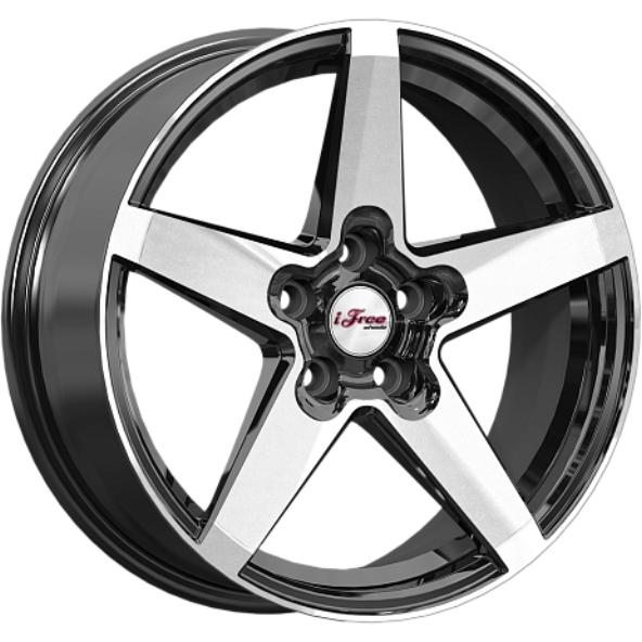 Диски iFree Токен 6.5x17 5*112 ET37 DIA57.1 Блэк Джек Литой купить с бесплатной доставкой в пункты выдачи в Петербурге