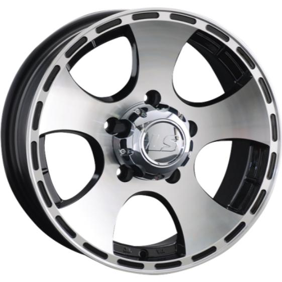 Диски LS 795 7x16 5*139.7 ET5 DIA108.6 BKF Литой купить с бесплатной доставкой в пункты выдачи в Петербурге