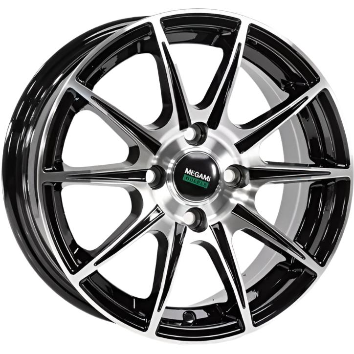 Диски Megami MGM-13 6x14 4*100 ET40 DIA67.1 BKF Литой купить с бесплатной доставкой в пункты выдачи в Петербурге