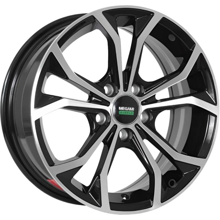 Диски Megami MGM-33 6.5x15 4*100 ET40 DIA67.1 BKF Литой купить с бесплатной доставкой в пункты выдачи в Петербурге