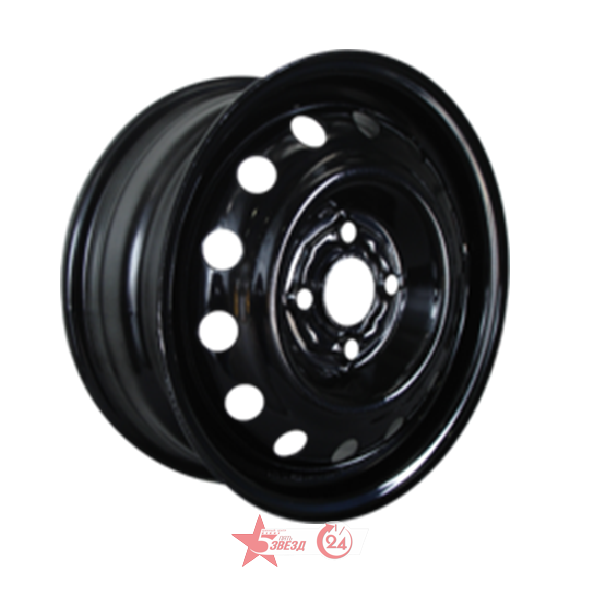 Диски Trebl 53A35D 5.5x14 4*100 ET35 DIA57.1 Black Штампованный купить с бесплатной доставкой в пункты выдачи в Петербурге