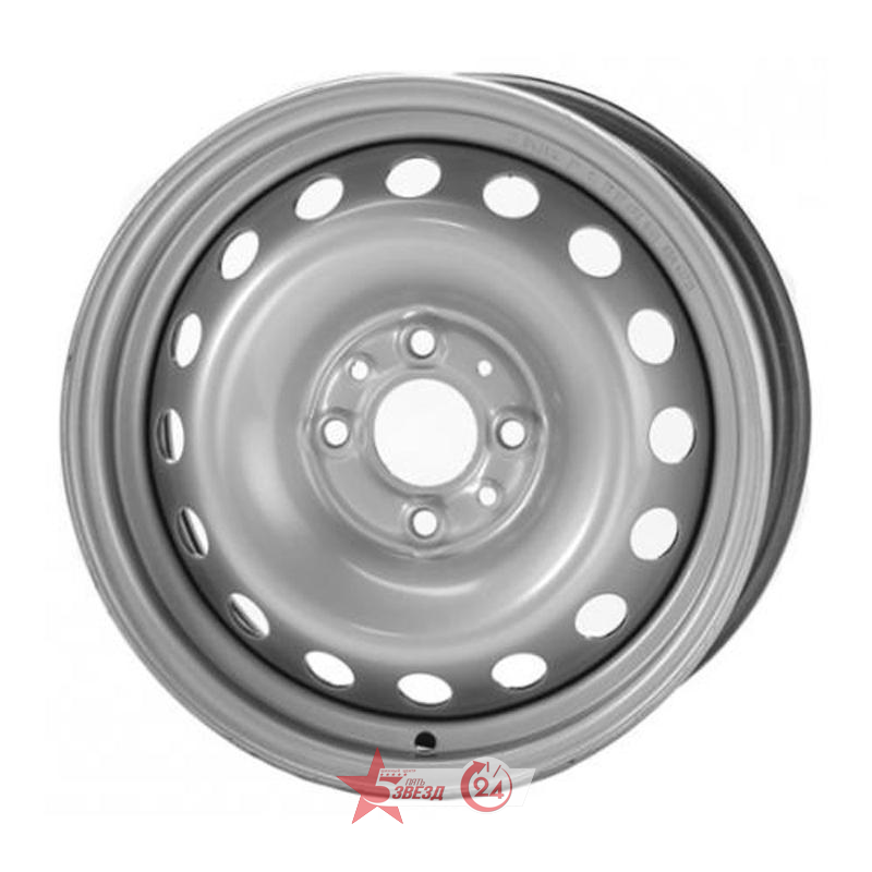 Диски Trebl 64A50C 6x15 4*100 ET50 DIA60.1 Silver Штампованный купить с бесплатной доставкой в пункты выдачи в Петербурге