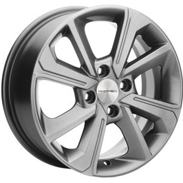 Диски Khomen KHW 1501 6x15 4*100 ET40 DIA60.1 Gray Литой купить с бесплатной доставкой в пункты выдачи в Петербурге