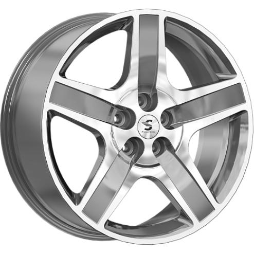 Диски Скад КР008 8.5x20 5*108 ET43 DIA60.1 Diamond gloss graphite Литой купить с бесплатной доставкой в пункты выдачи в Петербурге
