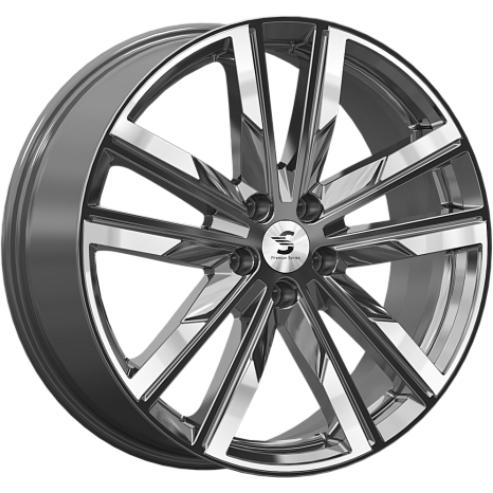Диски Скад КР014 8x20 5*108 ET46 DIA63.3 Diamond gloss graphite Литой купить с бесплатной доставкой в пункты выдачи в Петербурге