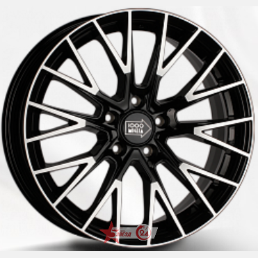 Диски 1000 Miglia MM1009 8.5x19 5*108 ET42 DIA63.3 Gloss Black Polished Литой купить с бесплатной доставкой в пункты выдачи в Петербурге