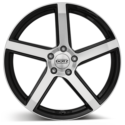 Диски Dotz CP5 dark 9.5x20 5*112 ET35 DIA70.1 BFP Литой купить с бесплатной доставкой в пункты выдачи в Петербурге