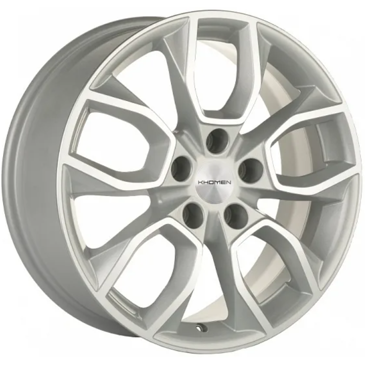 Диски Khomen KHW 1713 7x17 5*114.3 ET51 DIA67.1 F-Silver-FP Литой купить с бесплатной доставкой в пункты выдачи в Петербурге
