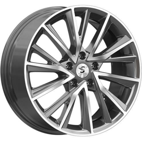 Диски Скад КР010 7.5x18 5*114.3 ET45 DIA67.1 Diamond gloss graphite Литой купить с бесплатной доставкой в пункты выдачи в Петербурге