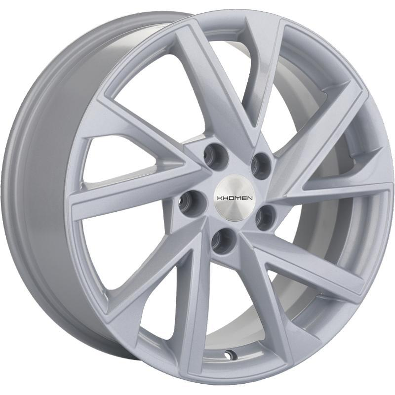 Диски Khomen KHW 1714 7x17 5*110 ET45 DIA67.1 F-Silver Литой купить с бесплатной доставкой в пункты выдачи в Петербурге