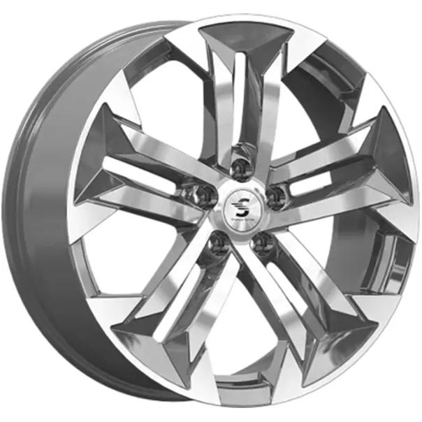 Диски Скад KP015 7.5x19 5*108 ET46 DIA63.3 Diamond gloss graphite Литой купить с бесплатной доставкой в пункты выдачи в Петербурге