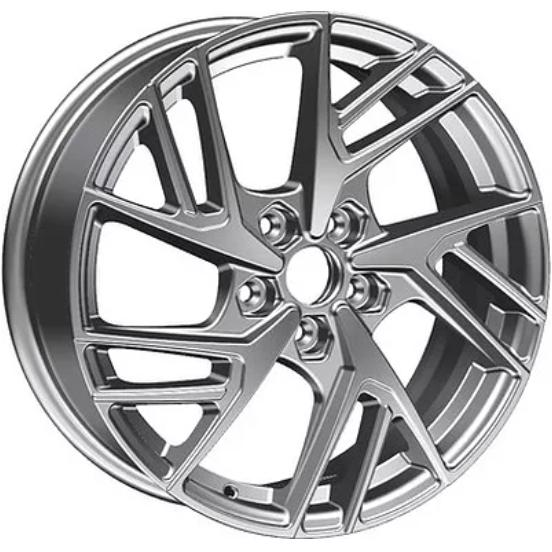 Диски Khomen KHW 1722 6.5x17 5*114.3 ET45 DIA67.1 F-Silver Литой купить с бесплатной доставкой в пункты выдачи в Петербурге