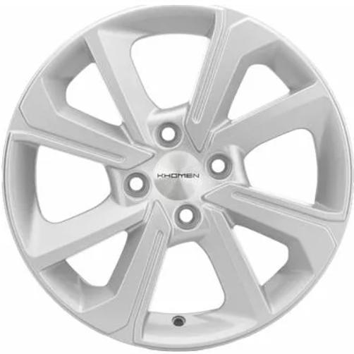 Диски Khomen KHW 1501 6x15 4*100 ET40 DIA60.1 F-Silver Литой купить с бесплатной доставкой в пункты выдачи в Петербурге