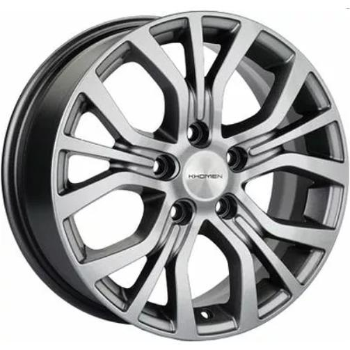 Диски Khomen KHW 1608 6.5x16 5*114.3 ET45 DIA67.1 G-Silver Литой купить с бесплатной доставкой в пункты выдачи в Петербурге