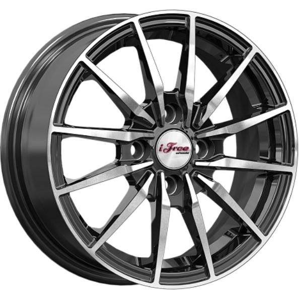 Диски iFree Финчер 5.5x14 4*114.3 ET44 DIA67.1 Блэк Джек Литой купить с бесплатной доставкой в пункты выдачи в Петербурге