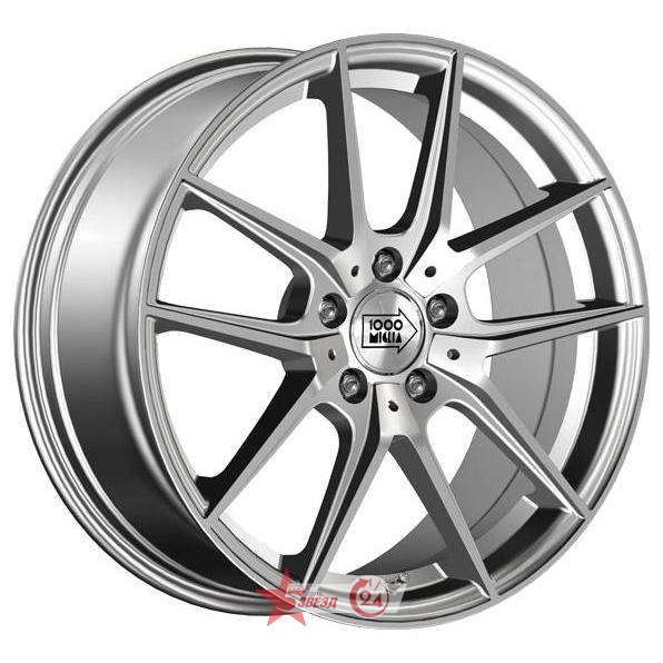 Диски 1000 Miglia MM041 7.5x17 5*114.3 ET45 DIA67.1 Silver Gloss Литой купить с бесплатной доставкой в пункты выдачи в Петербурге