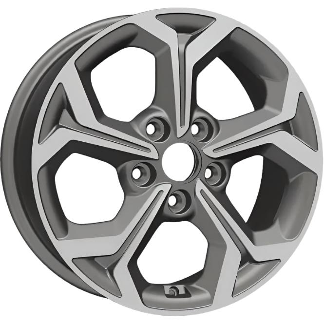 Диски Khomen KHW 1606 6.5x16 5*114.3 ET46 DIA67.1 Gray-FP Литой купить с бесплатной доставкой в пункты выдачи в Петербурге