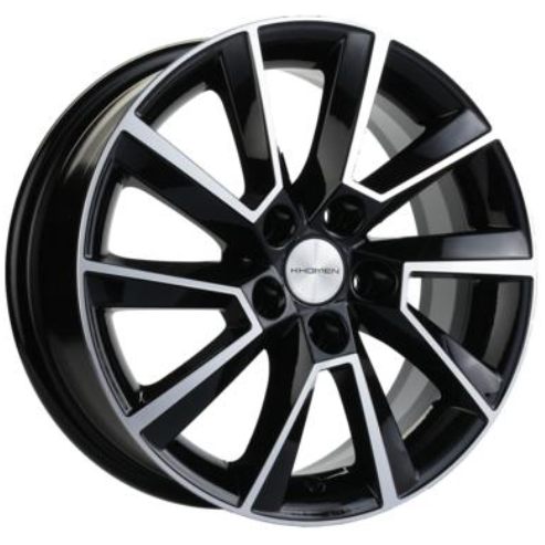 Диски Khomen KHW 1507 6.5x17 4*100 ET44 DIA54.1 Black-FP Литой купить с бесплатной доставкой в пункты выдачи в Петербурге