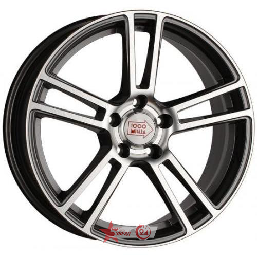 Диски 1000 Miglia MM1002 8x18 5*112 ET45 DIA66.6 Dark Anthracite Polished Литой купить с бесплатной доставкой в пункты выдачи в Петербурге