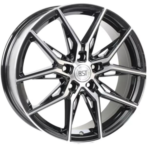 Диски RST R218 7.5x18 5*108 ET47 DIA60.1 BKFP Литой купить с бесплатной доставкой в пункты выдачи в Петербурге