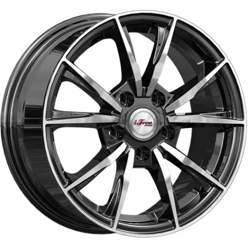 Диски iFree Сион 6.5x15 5*100 ET38 DIA57.1 Блэк Джек Литой купить с бесплатной доставкой в пункты выдачи в Петербурге