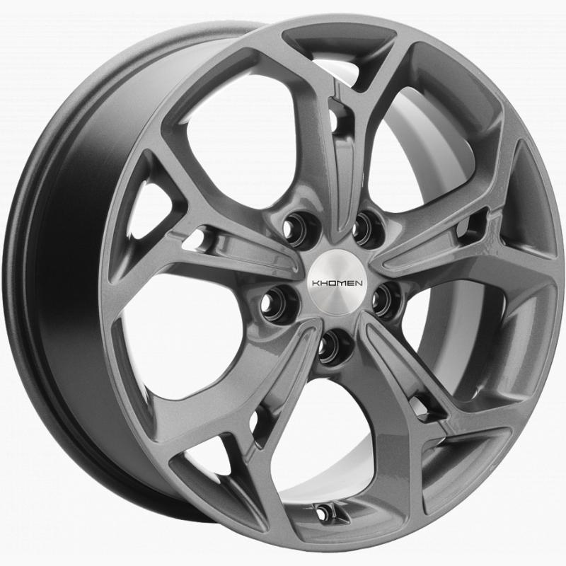 Диски Khomen KHW 1702 7x17 5*110 ET46 DIA63.3 Gray Литой купить с бесплатной доставкой в пункты выдачи в Петербурге