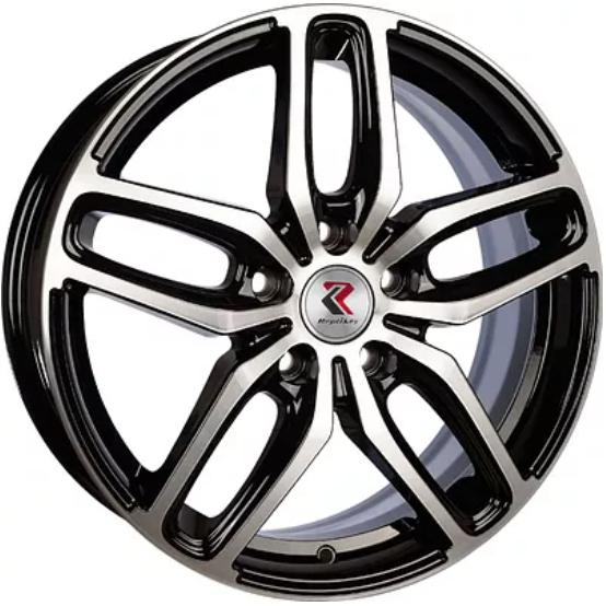 Диски RepliKey B199 6.5x17 5*114.3 ET37 DIA66.6 BKF Литой купить с бесплатной доставкой в пункты выдачи в Петербурге