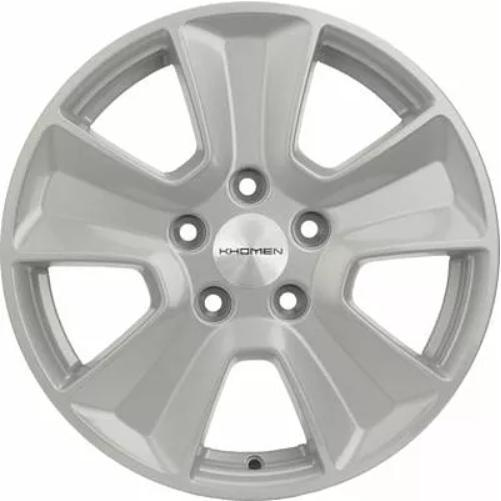 Диски Khomen KHW 1601 6.5x16 5*114.3 ET50 DIA66.1 F-Silver Литой купить с бесплатной доставкой в пункты выдачи в Петербурге