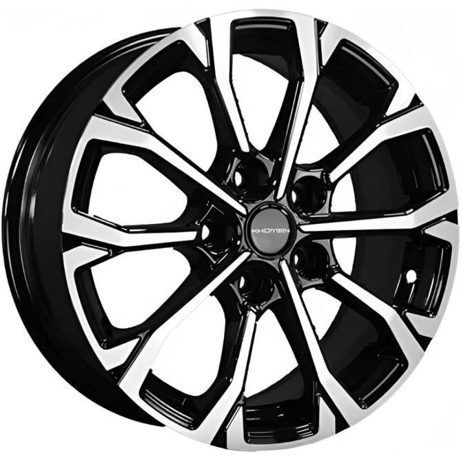Диски Khomen KHW 1605 6.5x16 5*112 ET40 DIA66.6 Black-FP Литой купить с бесплатной доставкой в пункты выдачи в Петербурге