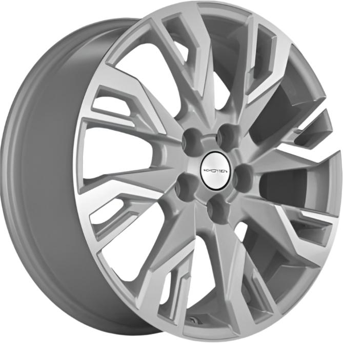 Диски Khomen KHW 1809 7x18 5*114.3 ET37 DIA66.6 F-Silver-FP Литой купить с бесплатной доставкой в пункты выдачи в Петербурге