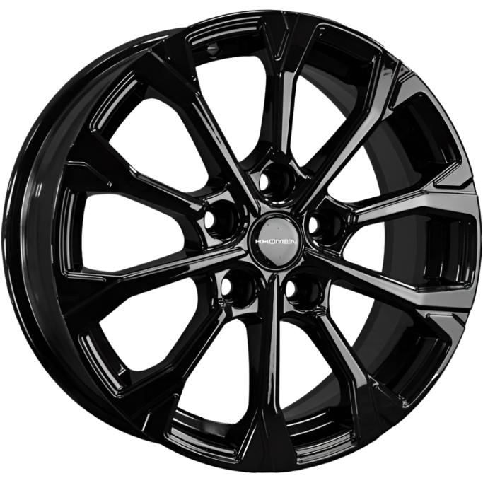 Диски Khomen KHW 1605 6.5x16 5*114.3 ET45 DIA60.1 Black Литой купить с бесплатной доставкой в пункты выдачи в Петербурге