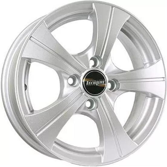 Диски Tech Line 410 5.5x14 4*100 ET43 DIA60.1 SL Литой купить с бесплатной доставкой в пункты выдачи в Петербурге