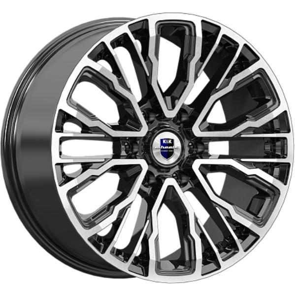 Диски K&K Кортес 8.5x19 6*139.7 ET36 DIA100.1 Алмаз черный Литой купить с бесплатной доставкой в пункты выдачи в Петербурге