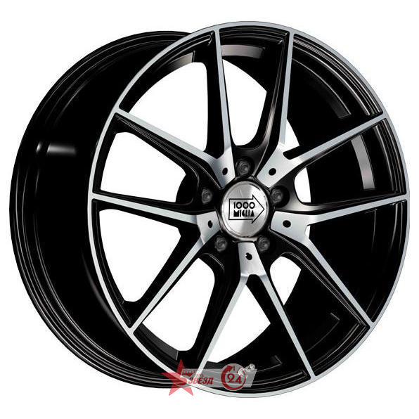 Диски 1000 Miglia MM041 7.5x17 5*112 ET45 DIA66.6 Black Polished Литой купить с бесплатной доставкой в пункты выдачи в Петербурге