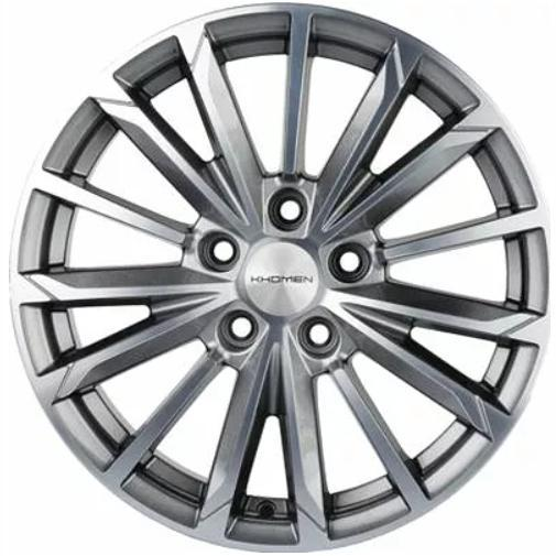 Диски Khomen KHW 1611 6.5x16 5*108 ET50 DIA63.3 G-Silver-FP Литой купить с бесплатной доставкой в пункты выдачи в Петербурге