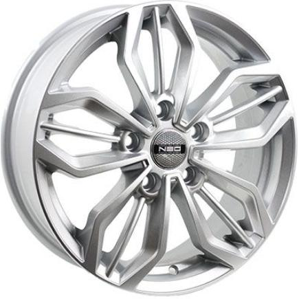 Диски Neo 680 6.5x16 5*114.3 ET50 DIA67.1 Silver Литой купить с бесплатной доставкой в пункты выдачи в Петербурге
