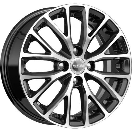 Диски K&K КС782 6x15 4*100 ET46 DIA54.1 Алмаз черный Литой купить с бесплатной доставкой в пункты выдачи в Петербурге