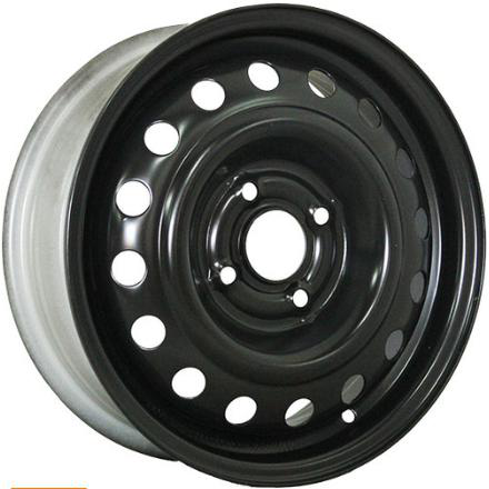 Диски Trebl 53A49A P 5.5x14 4*100 ET49 DIA56.6 Black Штампованный купить с бесплатной доставкой в пункты выдачи в Петербурге