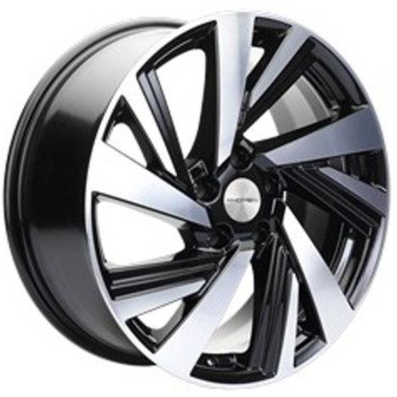 Диски Khomen KHW 1801 7.5x18 5*114.3 ET39 DIA60.1 BKF Литой купить с бесплатной доставкой в пункты выдачи в Петербурге
