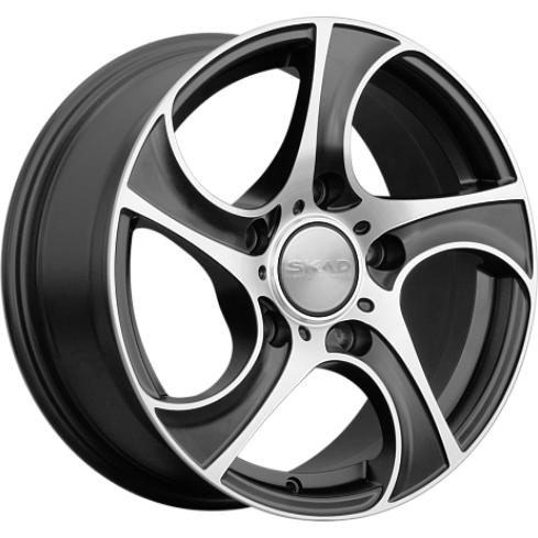 Диски Скад Вихрь 7x16 5*139.7 ET40 DIA98.5 Алмаз бархат новый Литой купить с бесплатной доставкой в пункты выдачи в Петербурге