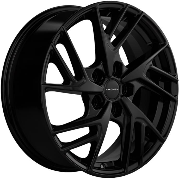 Диски Khomen KHW 1722 6.5x17 5*114.3 ET45 DIA67.1 Black Литой купить с бесплатной доставкой в пункты выдачи в Петербурге