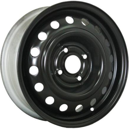 Диски Trebl 53A45R 5.5x14 4*100 ET45 DIA54.1 Black Штампованный купить с бесплатной доставкой в пункты выдачи в Петербурге