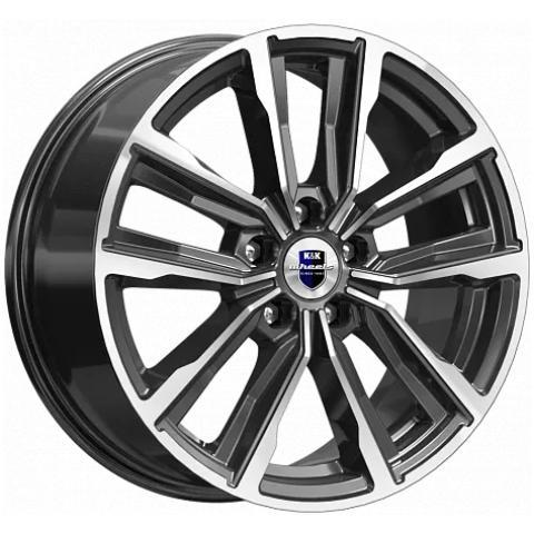 Диски K&K Лацио 7.5x17 5*108 ET45 DIA67.1 Алмаз черный Литой купить с бесплатной доставкой в пункты выдачи в Петербурге