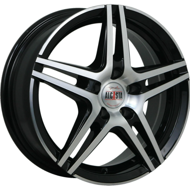 Диски Alcasta M54 6x15 5*100 ET38 DIA57.1 BKF Литой купить с бесплатной доставкой в пункты выдачи в Петербурге